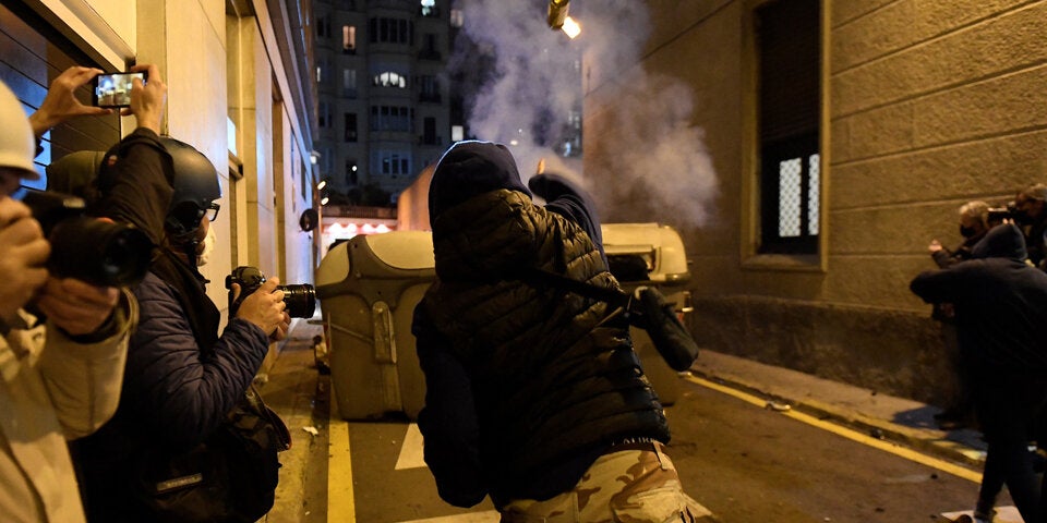 Schwere Krawalle nach Rapper-Festnahme in Spanien