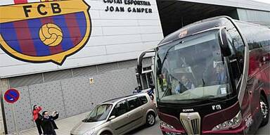 Barca, Lyon mit dem Bus zu CL-Halbfinali