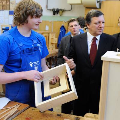 Barroso und Faymann bei 