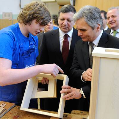 Barroso und Faymann bei 