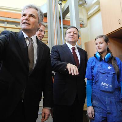 Barroso und Faymann bei 