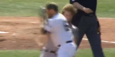 Wilde Baseball-Schl&auml;gerei in den USA