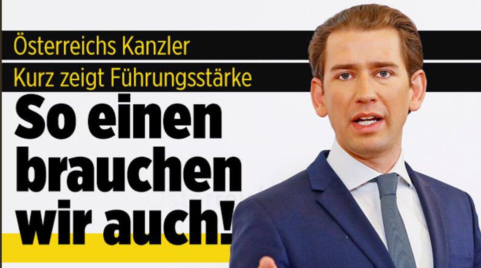 Deutsche Medien loben Kurz' Corona-Krisenmanagement