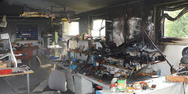 Explosion in Bastelgarage: Modellbauer verletzt