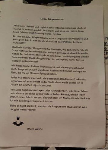 Batman hält Bad Ischl in Atem