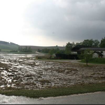 Überschwemmungen nach Gewitter