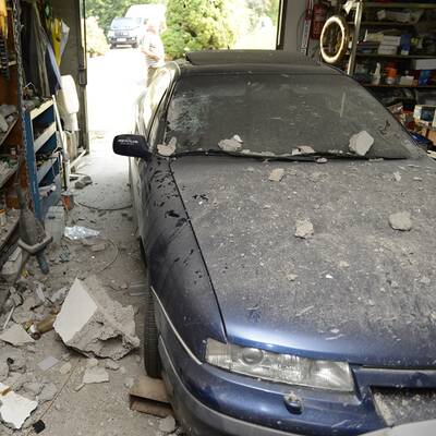 Bauer fast vor eigenem Haus überfahren