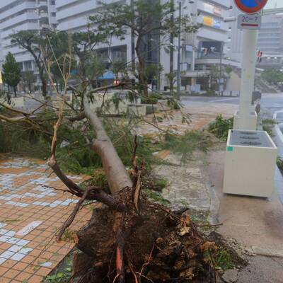 So wütet Taifun Neoguri