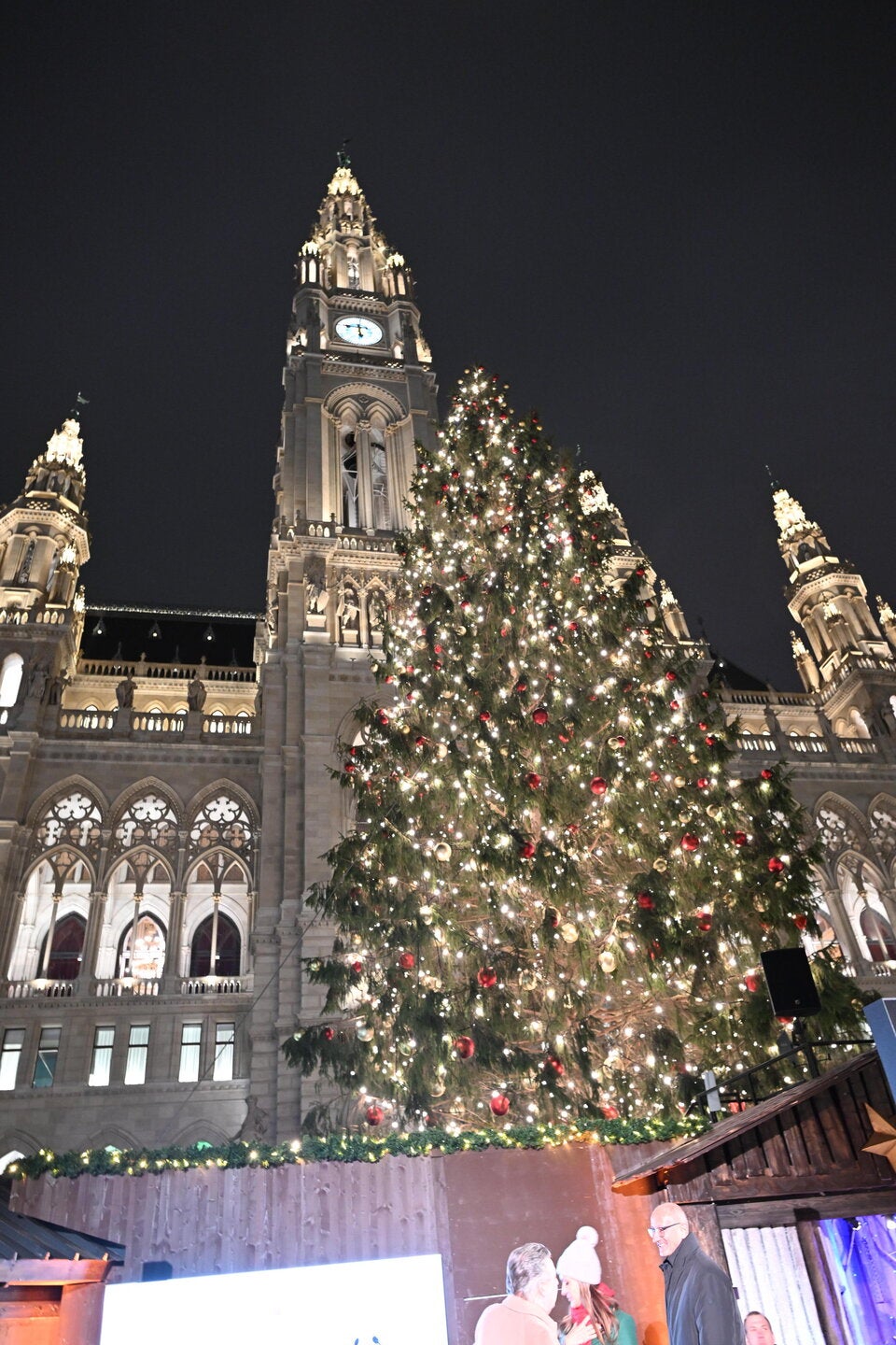 Christbaum am Rathausplatz