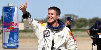 Red Bull: Felix Baumgartner kommt auf Dosen