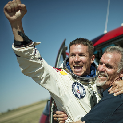 Die Bilder vom Stratos-Jump