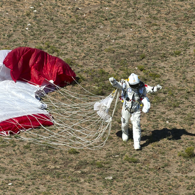 Die Bilder vom Stratos-Jump