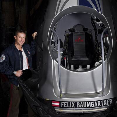 Baumgartners erster Stratojump-Testsprung