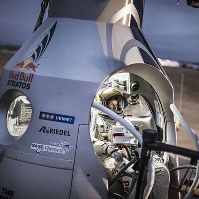 Baumgartners letzte Vorbereitungen