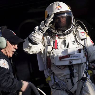 Baumgartners erster Stratojump-Testsprung