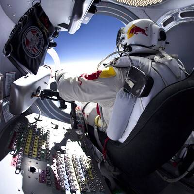 Baumgartners erster Stratojump-Testsprung