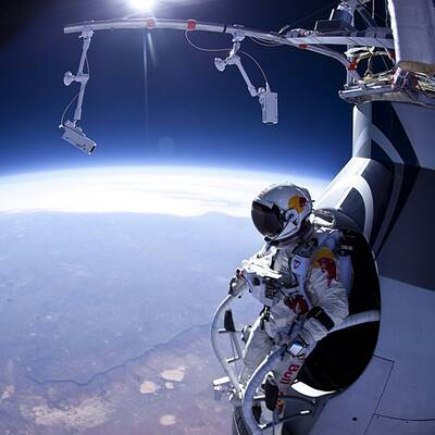 Baumgartners erster Stratojump-Testsprung