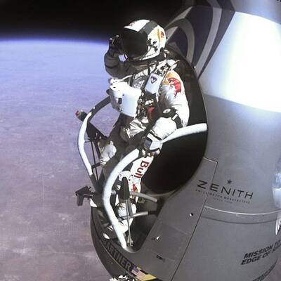 Neue Bilder vom Stratos-Sprung