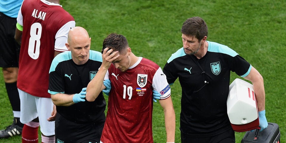 Christoph Baumgartner muss gegen die Ukraine verletzt raus