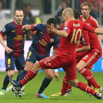 Die besten Bilder von Bayern - Barca