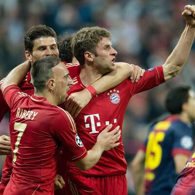 Die besten Bilder von Bayern - Barca