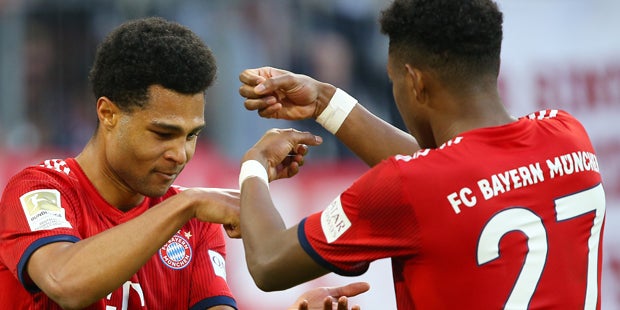 So irre jubelten Alaba und Gnabry
