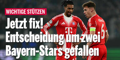 Jetzt fix! Entscheidung um zwei Bayern-Stars gefallen