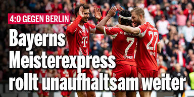 Bayerns Meisterexpress rollt unaufhaltsam weiter