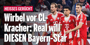 Wirbel vor CL-Kracher: Real will DIESEN Bayern-Star
