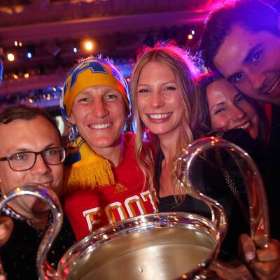 Wilde Partynacht der Bayern