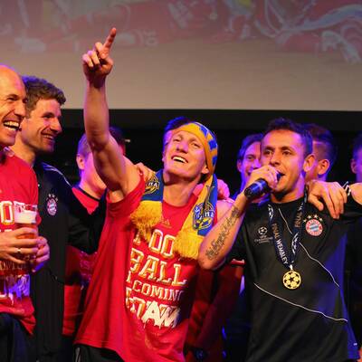 Wilde Partynacht der Bayern