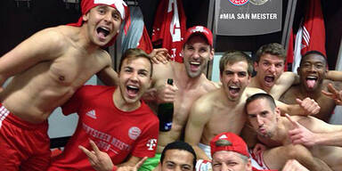 So wild feierte Bayern den Titel