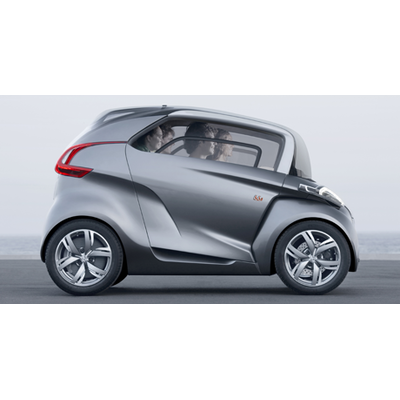 Futuristischer Elektro-Cityflitzer