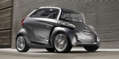 Futuristischer Elektro-Cityflitzer