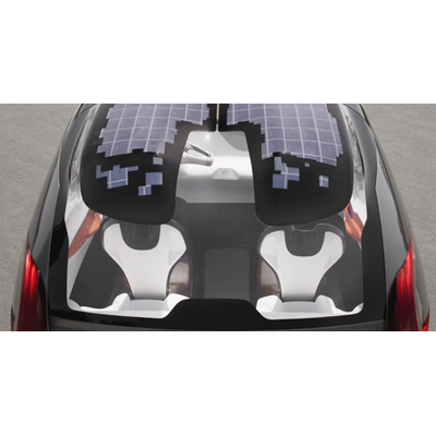 Futuristischer Elektro-Cityflitzer