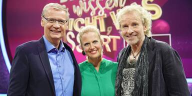 Mit G&uuml;nther Jauch, Barbara Sch&ouml;neberger & Thomas Gottschalk.