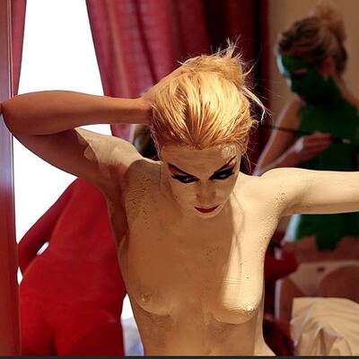 Nackter Protest gegen Silvio Berlusconi 