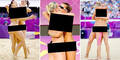 Spielen diese Beachvolleyballerinnen nackt?