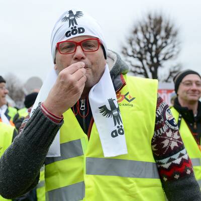 Großdemo der Beamten in Wien