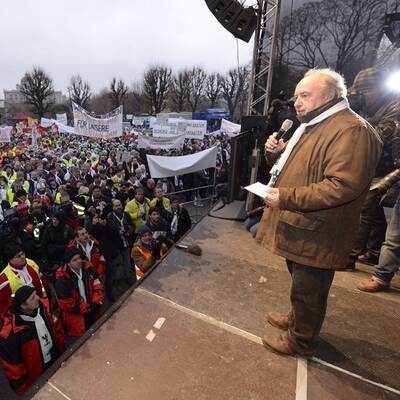Großdemo der Beamten in Wien