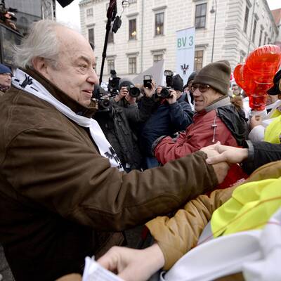 Großdemo der Beamten in Wien