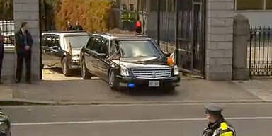 Obamas Limousine blieb in Irland stecken