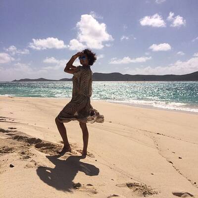 Boris & Lilly Becker erholen sich im Urlaub