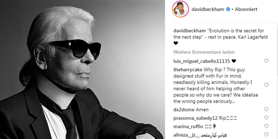 So trauern die Stars um Karl Lagerfeld