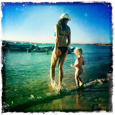 Boris& Lilly Becker: Idyllischer Familienurlaub