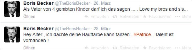 Boris Becker, Patrice Bouedibela