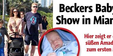 Boris Beckers Baby-Show in Miami