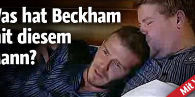 Beckham badet mit nacktem Mann