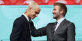 Romeo Beckham mit Vater David Beckham