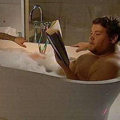 Beckham badet mit Mann